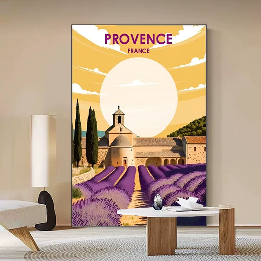 France Holiday Travel City Picture 80S Classic Vintage Posters Whitepaper Prints Posters Artwork Kawaii Room Decor