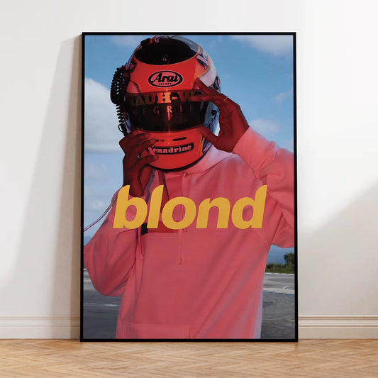 Modern Racing Blond Frank Ocean Cars Rap Hypebeast Fashion Wall Art Canvas Painting Posters for Living Room Home Decor